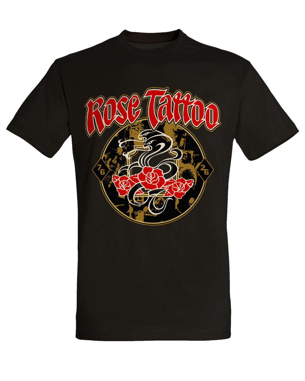 Rose Tattoo - 50Y Crest T-Shirt