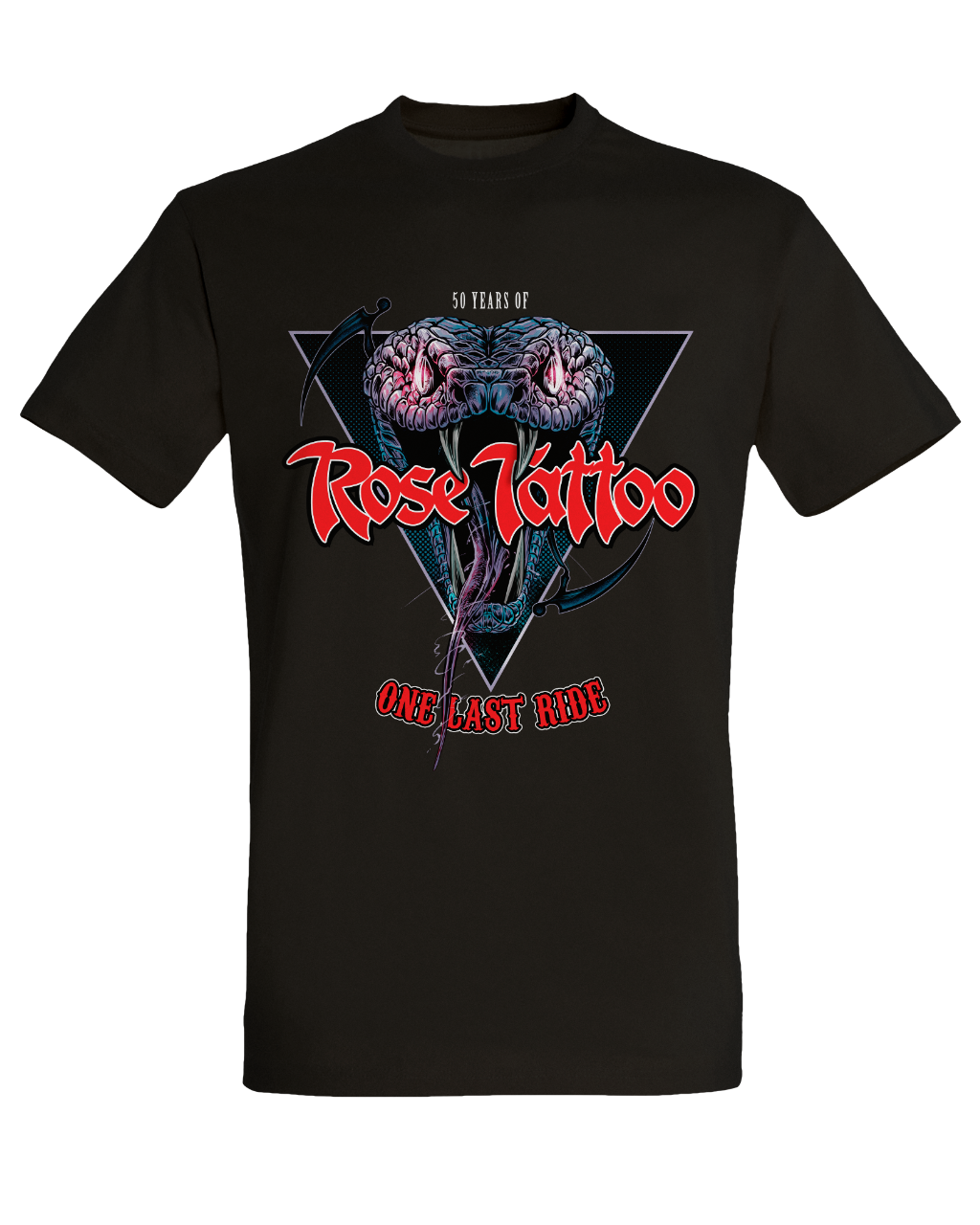 Rose Tattoo - Triangle Snake Tour T-Shirt